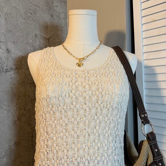 Preppy Knitted See Through Tank Top - Picture 3 of 6